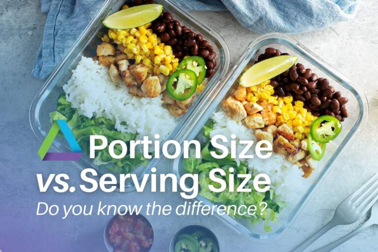 Portion Size vs. Serving Size